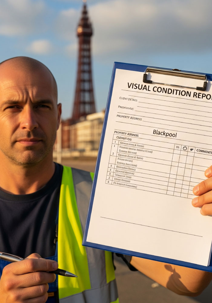 visual condition report (vcr) in blackpool electrician blackpool 2 - 53.8167° N, 3.0370° W