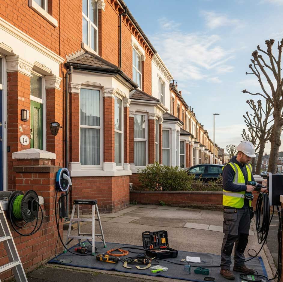 Electric Car Charging Point Installation domestic ev charging installation Blackpool