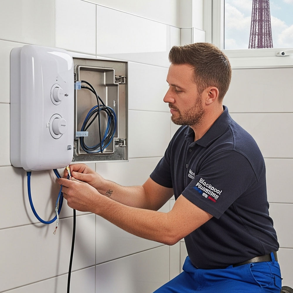 Shower Installation electric shower installation blackpool