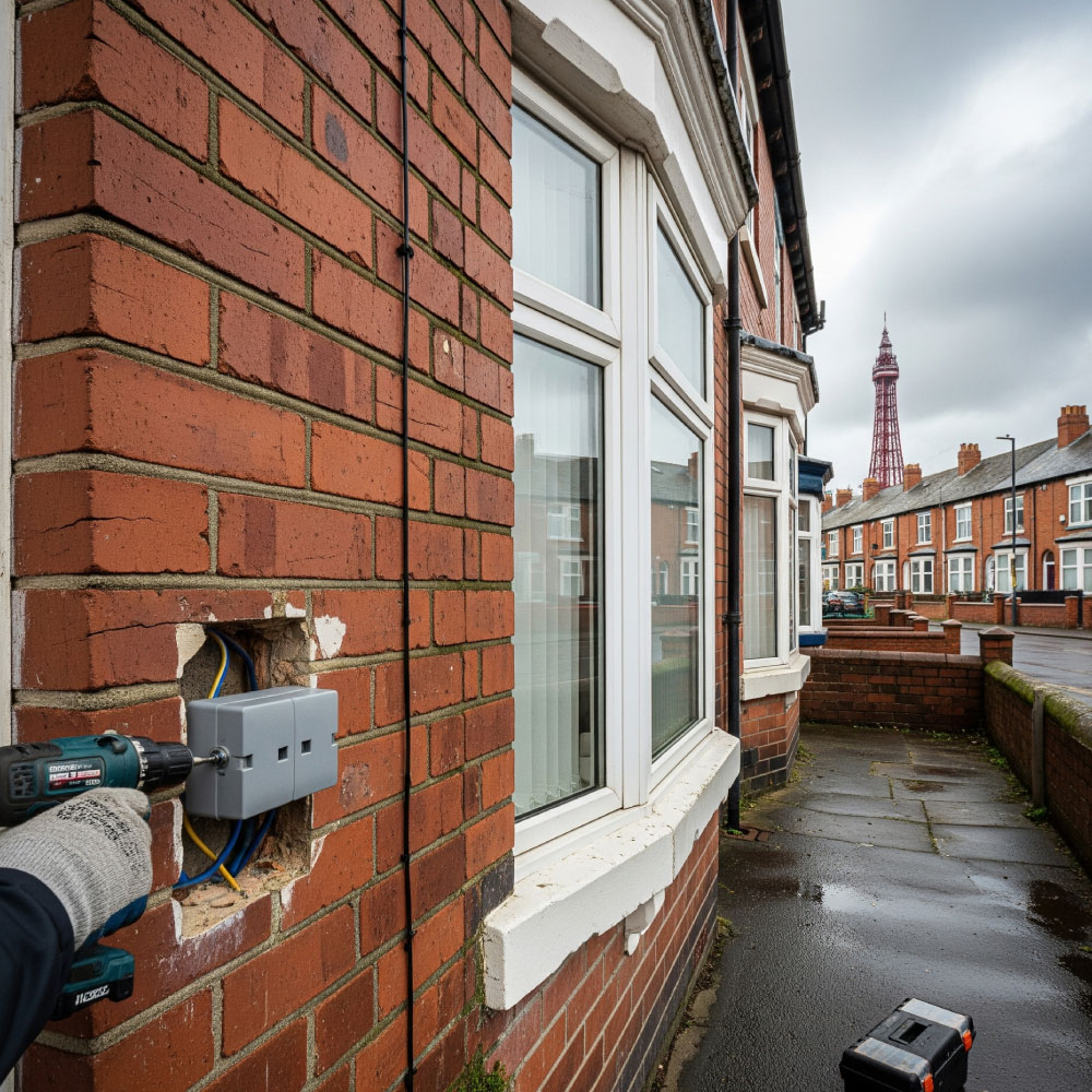 external sockets blackpool