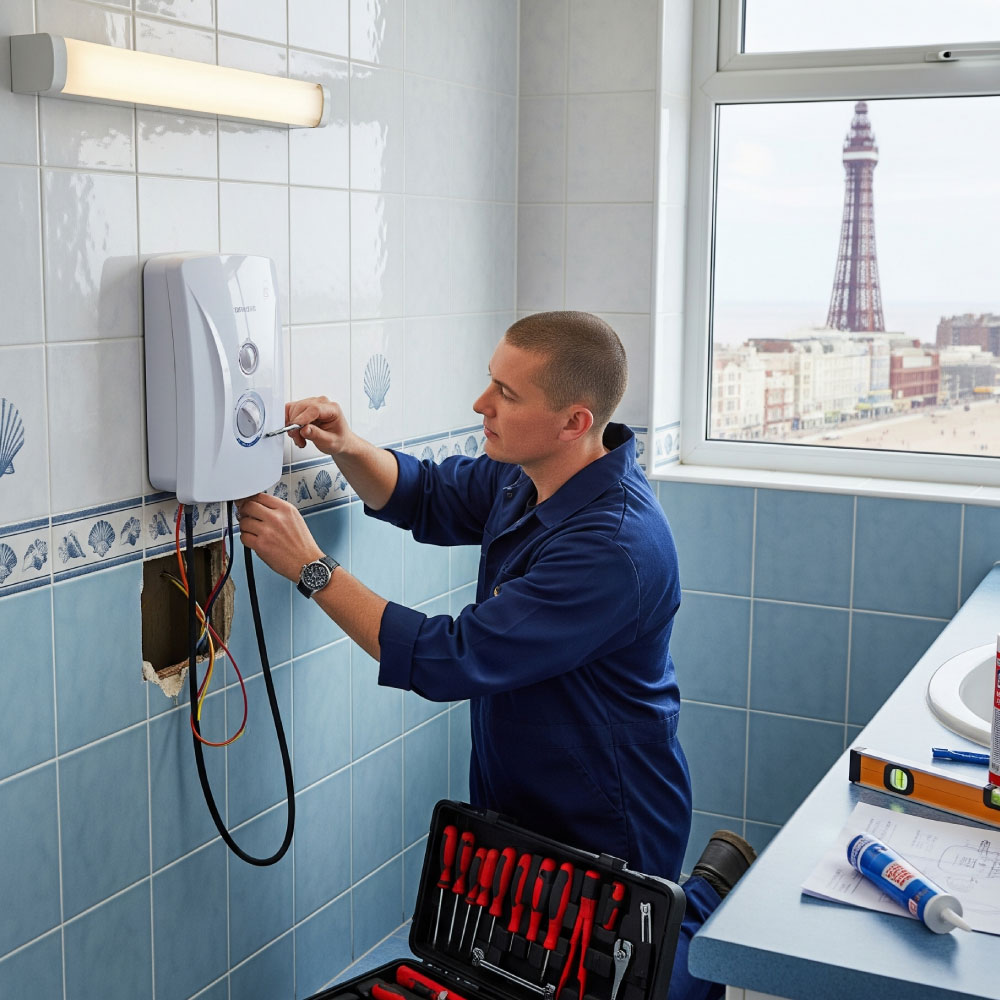 Shower Installation electric shower installation blackpool